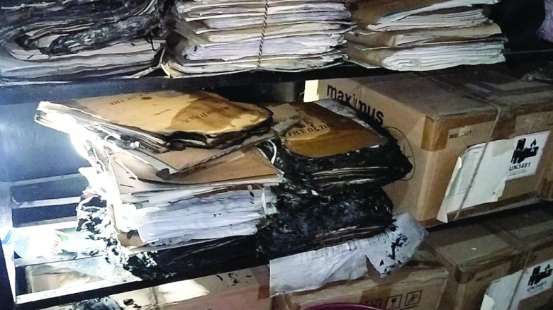 গভীর রাতে নির্বাচন কার্যালয়ে অগ্নিসংযোগ, পুড়েছে নথিপত্র