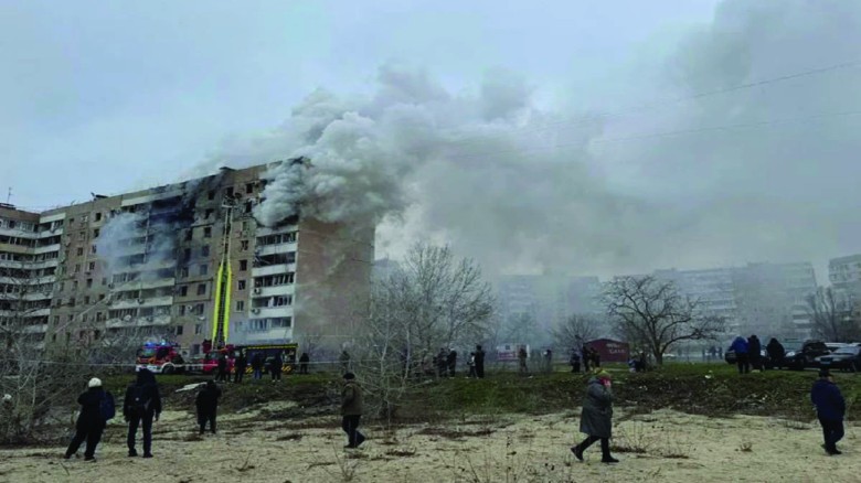 রুশ ক্ষেপণাস্ত্র হামলায় ইউক্রেনে নিহত ৭