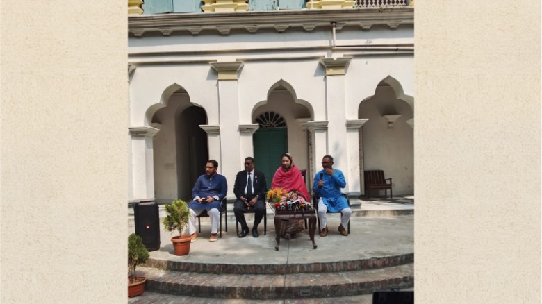 ফরিদপুর-৩ আসনে বিএনপি প্রার্থীর সংবাদ সম্মেলন অনুষ্ঠিত