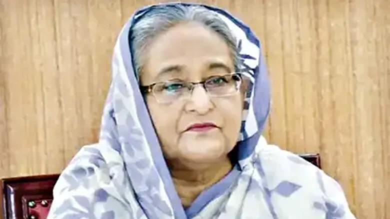 নির্বাচনকে ‘সুপরিকল্পিত প্রহসন’ বলে প্রত্যাখ্যান শেখ হাসিনার