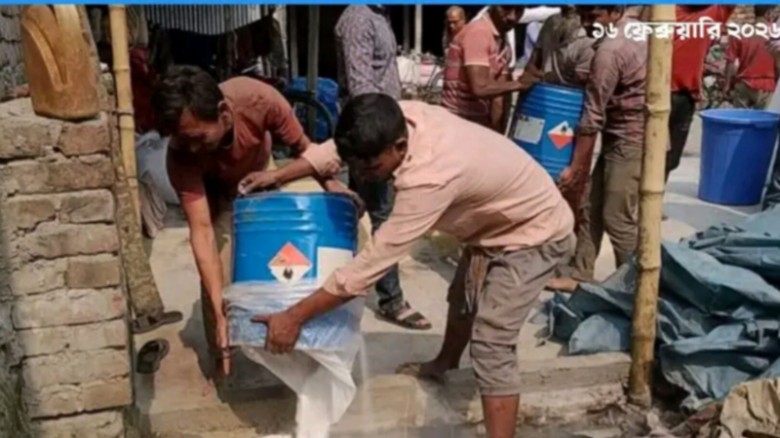 ডিমলায় মুড়ি মিলে অভিযান: ৩৫ হাজার টাকা জরিমানা ও কেমিক্যাল ধ্বংস