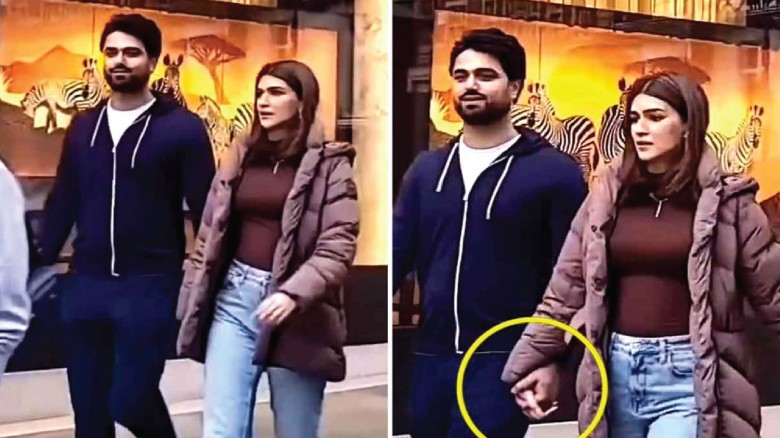 লন্ডনের রাস্তায় কবীর বাহিয়ার হাত ধরে কৃতি, বিয়ের গুঞ্জন তুঙ্গে