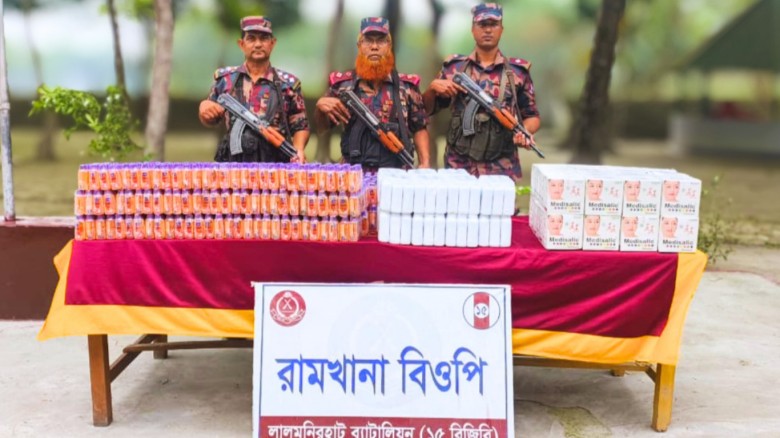 লালমনিরহাট-কুড়িগ্রাম সীমান্তে বিজিবির পৃথক অভিযান, মাদক জব্দ