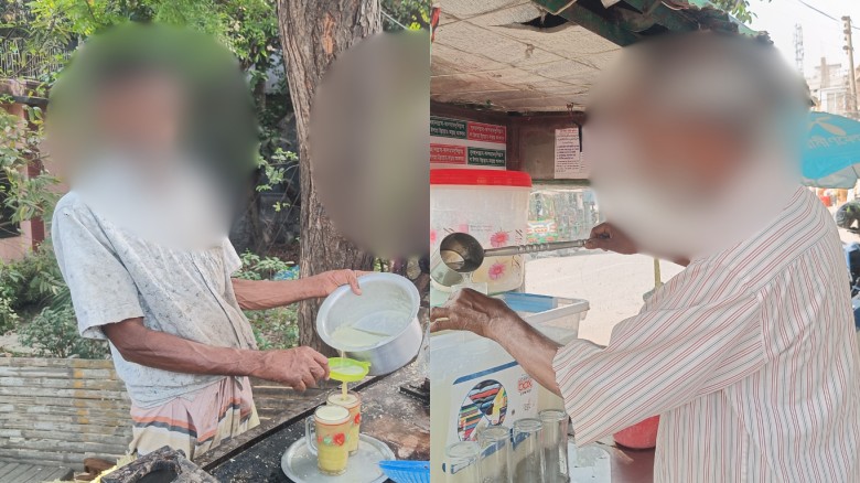 ঈশ্বরদীর ফুটপাতে শরবতের পসরা: স্বস্তির খোঁজে বাড়ছে স্বাস্থ্যঝুঁকি