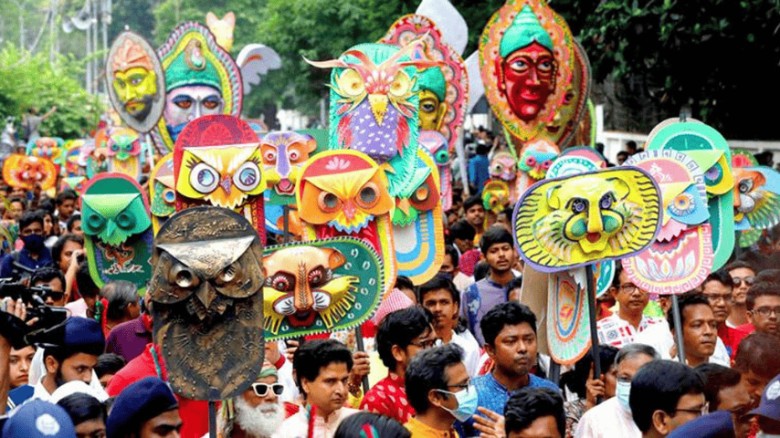 পহেলা বৈশাখে মুখোশ-বাঁশি নিষিদ্ধ