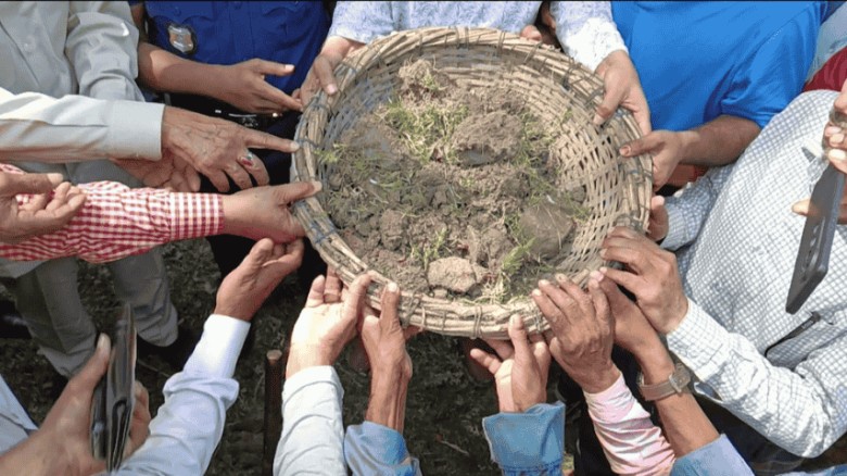 মহম্মদপুরে খাল খনন কর্মসূচির উদ্বোধন