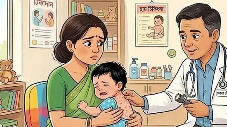আট দিনে সাড়ে ৭ লাখ শিশু পেল হাম-রুবেলার টিকা