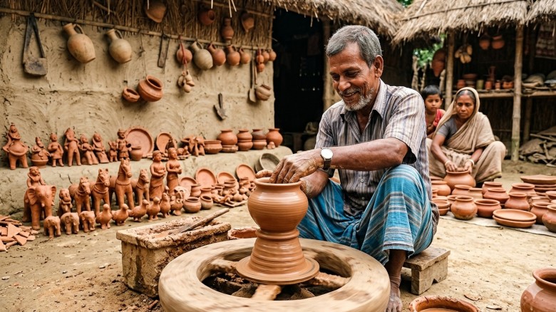 বিলুপ্তির পথে মাদারীপুরের পালপাড়ার ঐতিহ্য