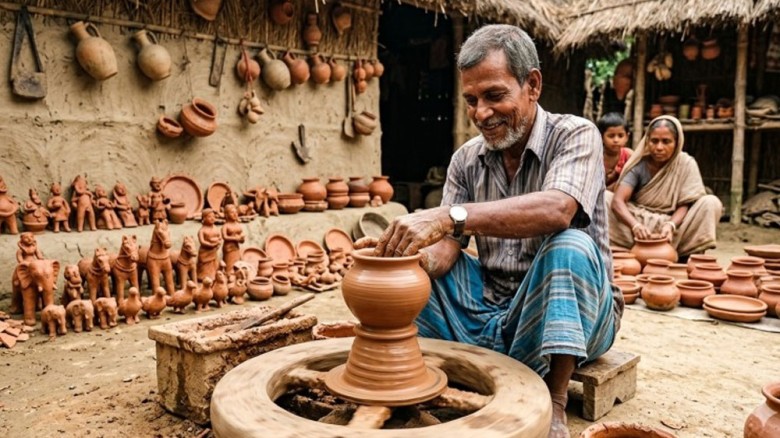 বিলুপ্তির পথে মাদারীপুরের পালপাড়ার ঐতিহ্য