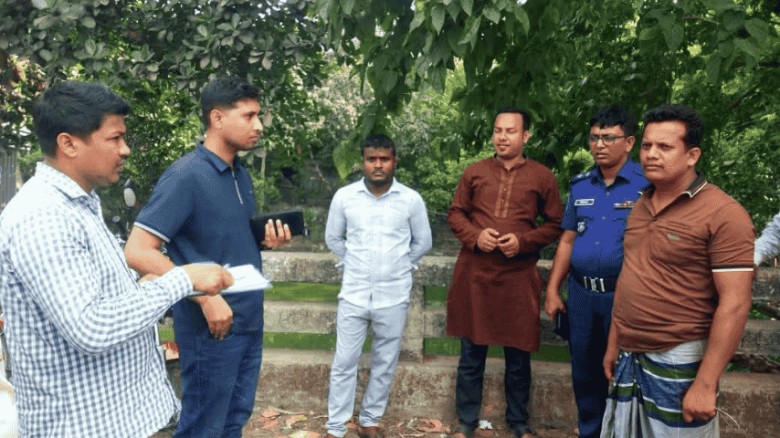 ভাঙ্গায় অবৈধভাবে মাটি কাটায় জরিমানা