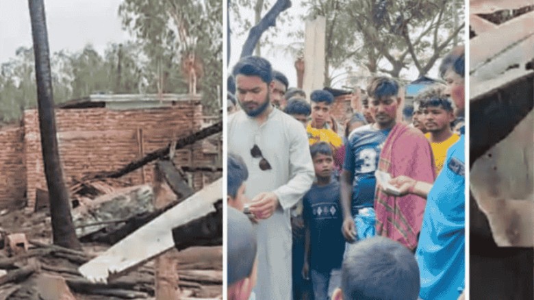 টেকনাফে ক্ষতিগ্রস্তদের পাশে শাহ আজম
