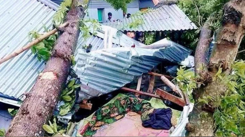 জামালপুরে কালবৈশাখী ঝড়ে একই পরিবারের ৩ জনের মৃত্যু