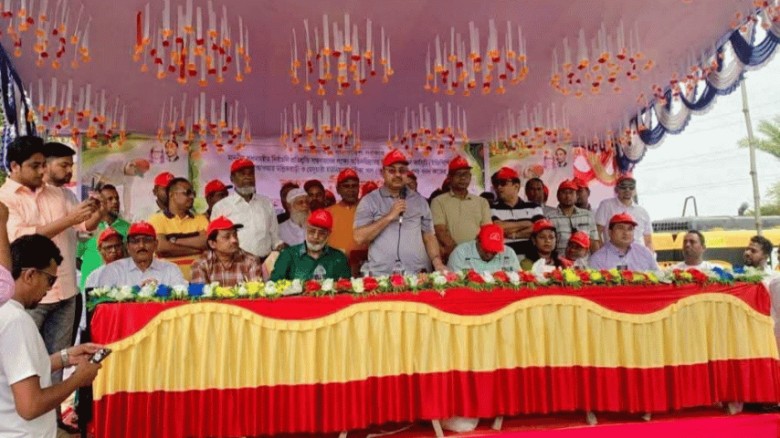 ভালুকায় ‘বাঁকা খাল’ পুনঃখনন কাজের উদ্বোধন