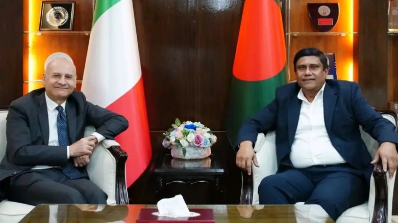 প্রতিরক্ষা খাতে সহযোগিতার বিষয়ে ইতালি ও বাংলাদেশের বিশেষ আলোচনা
