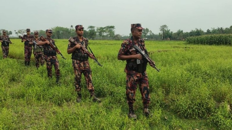 লালমনিরহাট সীমান্তে বিজিবির বাড়তি সতর্কতা
