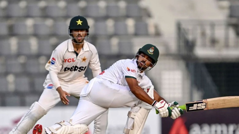 পাকিস্তানকে ৪৩৭ রানের লক্ষ্য দিল বাংলাদেশ