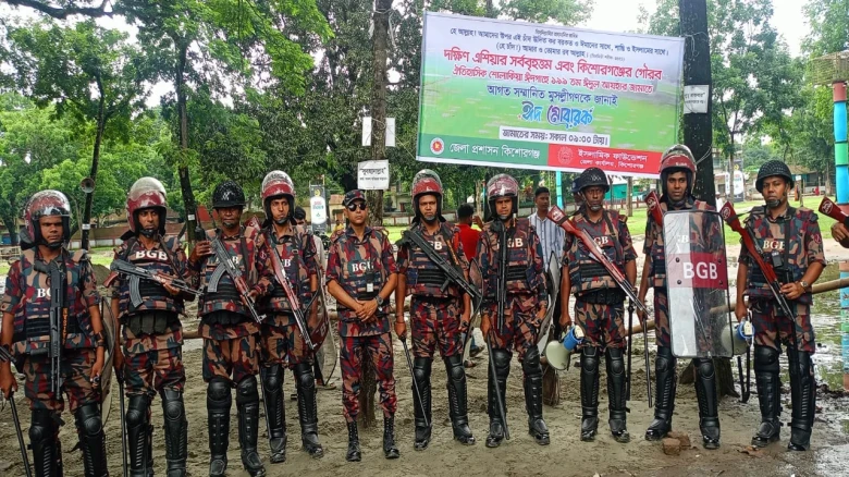 ঈদুল আজহার ১৯৯তম জামাতের অপেক্ষায় ঐতিহাসিক শোলাকিয়া ময়দান