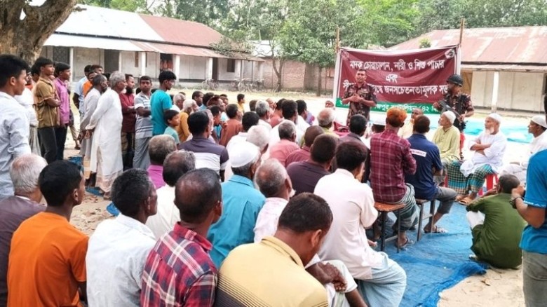 দিনাজপুর-ঠাকুরগাঁও সীমান্তে পুশইন প্রতিরোধে বিজিবির কঠোর নজরদারি