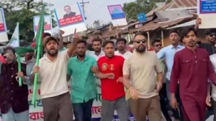 নেত্রকোনায় ছাত্রলীগের মিছিল থেকে গ্রেফতার ৬