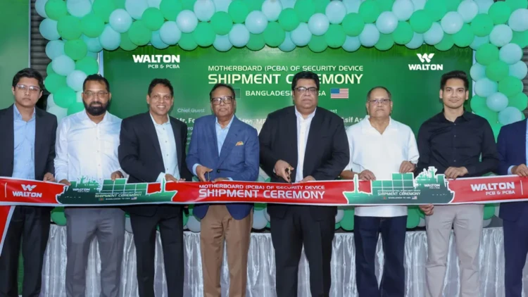 যুক্তরাষ্ট্রে ওয়ালটনের পিসিবিএ রপ্তানি উদ্বোধন