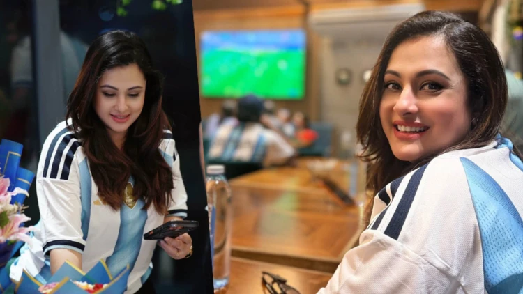 মেসির প্রেমেই আর্জেন্টিনা সমর্থক পূর্ণিমা