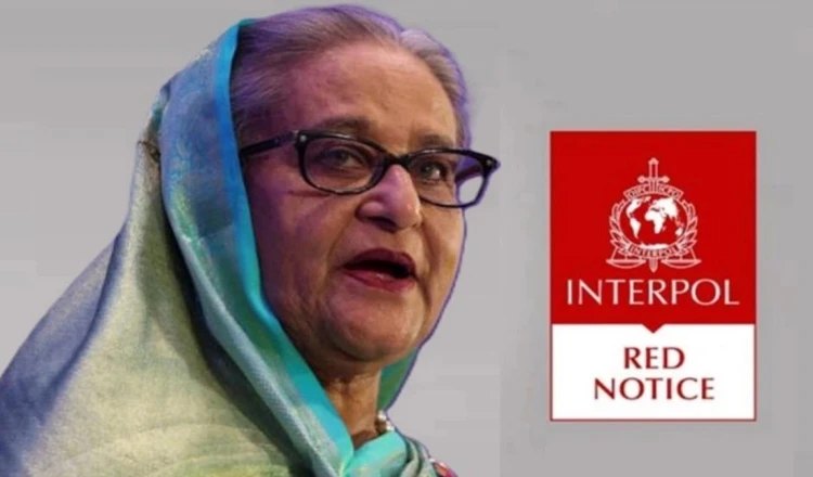 শেখ হাসিনাসহ ১০ জনের নামে ইন্টারপোলে রেড নোটিশ জারির আবেদন