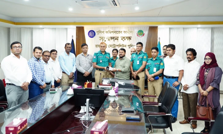 মহানগরবাসীর নিরাপত্তায় আরএমপিকে ১৫৫টি সিসি ক্যামেরা দিল রাসিক