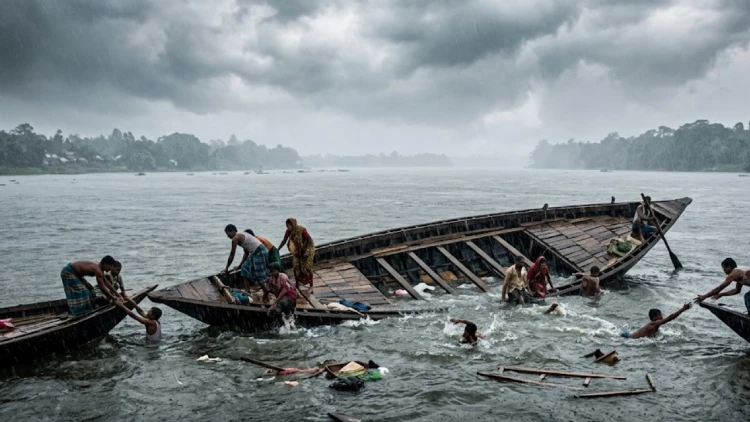 টেকনাফ উপকূলে রোহিঙ্গাদের নৌকাডুবি, ১৩ জন নিখোঁজ