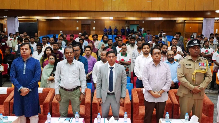 বগুড়ায় জুলাই শহীদ পরিবার ও যোদ্ধাদের সংবর্ধনা