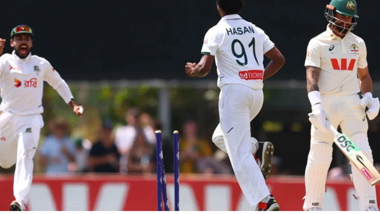 ২২৮ রানের লিড পেয়ে অজিদের চেপে ধরল বাংলাদেশ