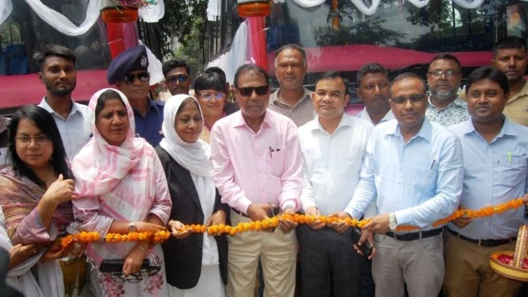বগুড়ায় চালু হলো বিআরটিসির মহিলা বাস সার্ভিস