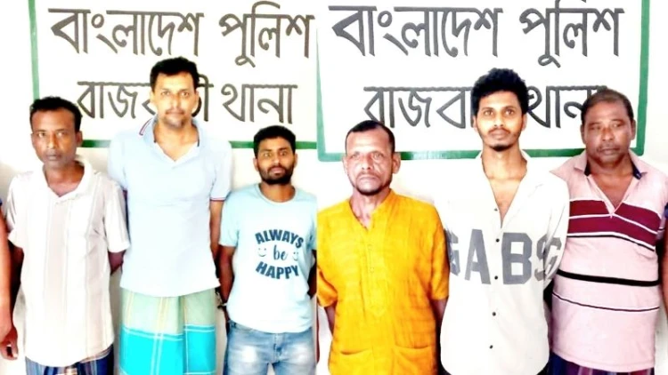 রাজবাড়ীতে পরোয়ানাভুক্ত ৯ আসামি গ্রেপ্তার