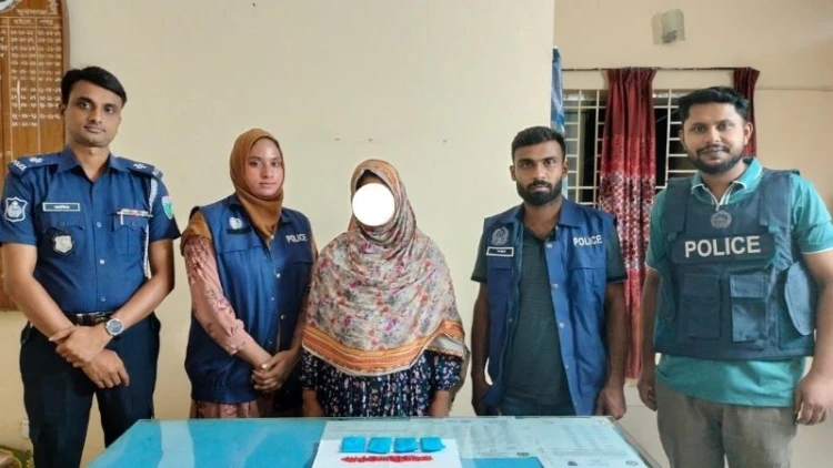 দোয়ারাবাজারে ইয়াবাসহ নারী মাদক ব্যবসায়ী গ্রেপ্তার