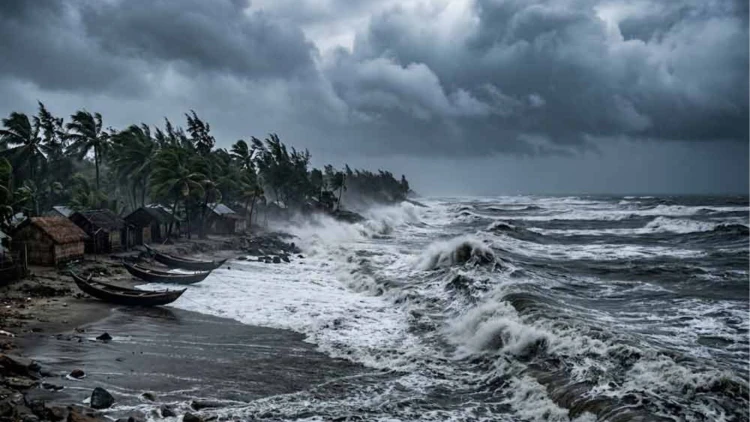 বঙ্গোপসাগরে নিম্নচাপ উত্তাল সাগর, সমুদ্রবন্দরে ৩ নম্বর সতর্কসংকেত