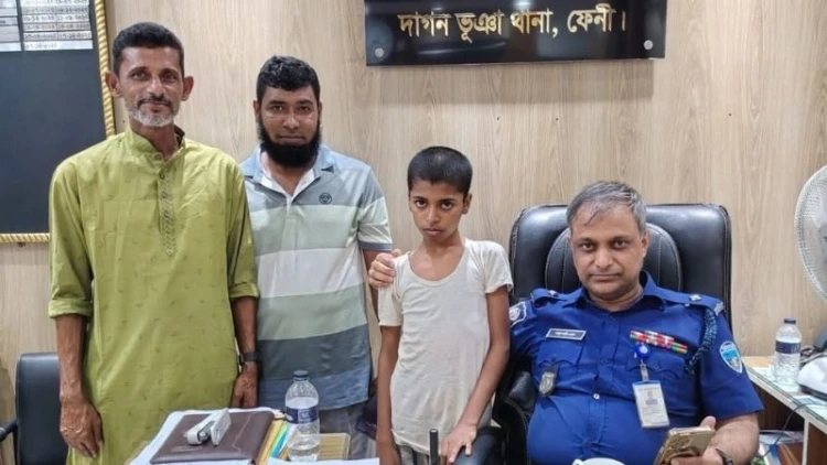 পুুলিশের তৎপরতায় ফেনীতে নিখোঁজ কিশোর উদ্ধার