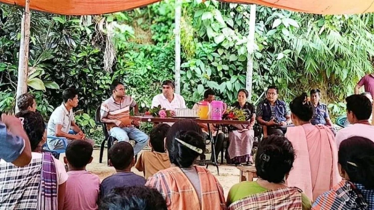 কুলাউড়ায় পানপুঞ্জি পরিদর্শনে পুলিশ, বিচারের আশ্বাস