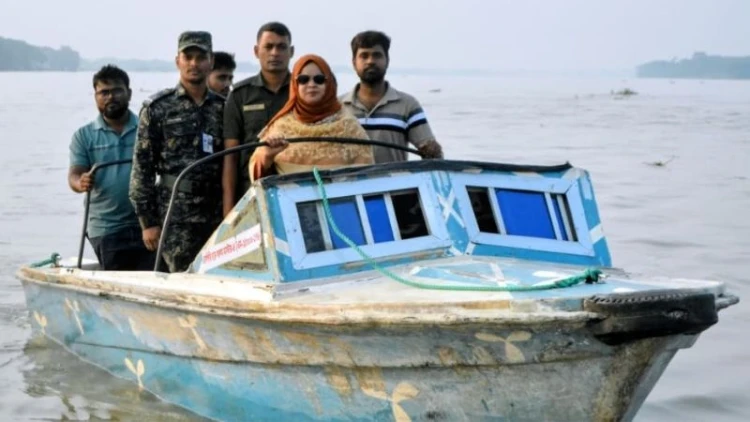 বরিশালে মা ইলিশ সংরক্ষণে অভিযান, ২০ হাজার মিটার জাল জব্দ