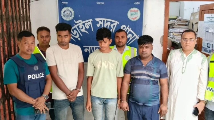 নড়াইলে চোর সিন্ডিকেটের ৩ সদস্য গ্রেপ্তার